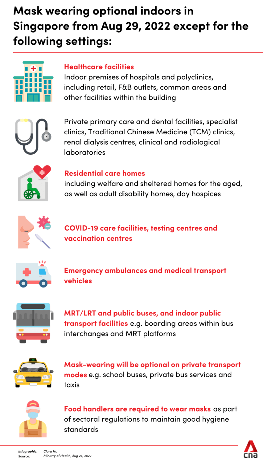 Wearing a mask to be optional from Aug 29, except on public transport